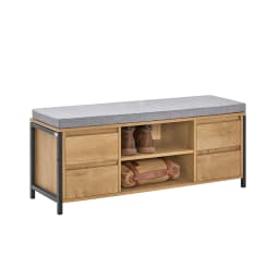 SoBuy FSR149-N Shoe bench Shoe cabinet with bench Shoe chest seat chest of drawers bench with storage shoe rack with seat