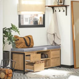 SoBuy FSR149-N Shoe bench Shoe cabinet with bench Shoe chest seat chest of drawers bench with storage shoe rack with seat