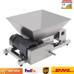 60W 220V Electric Grain Grinder Stainless Steel 4L/1.06gal 44lbs/h Rice Corn Grinding Machine