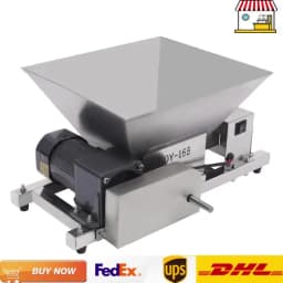 60W 220V Electric Grain Grinder Stainless Steel 4L/1.06gal 44lbs/h Rice Corn Grinding Machine