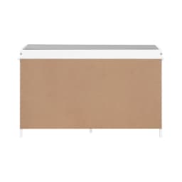 Sobuy Fsr23-K Modern Shoe Storage Chest Seating Dresser with 2 Baskets Seat Bench Shoe Cabinet with Seat Cushion Game Chest