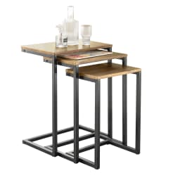 SoBuy FBT102-F set side table set table coffee table stackable coffee table laptop table care table living room table