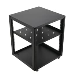 12U/15U/20U Network Cabinet 2mm Adjust Shelf With 4 wheels for Server/Shielded Cabinet Mobile Audio Amplifier Rack Shelf