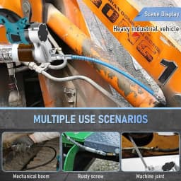 10000PSL Cordless Electric Grease Gun 689Bar High Pressure Car Lubricating Oil Car Maintenance Power Tool For Makita 18v Battery