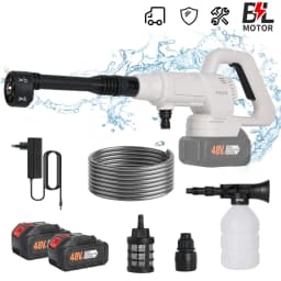 Portable Pressure Electric Car Wash Water Gun Garden High Pressure Washer 6-in-1 Cordless Car Wash Sprayer For Home