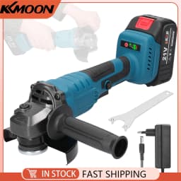 21V 125mm M14 Brushless Angle Grinder Grinding Tool Cutting Machine Power Tool for Cutting Polishing Ceramic Tile Wood Stone