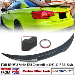 Tail Roof Spoilers FOR BMW 3 SERIES E93 318i 335i 320d 330d 2 DOOR CONVERTIBLE 2007-2013 REAR TRUNK LIP BOOT SPOILER CARBON LOOK