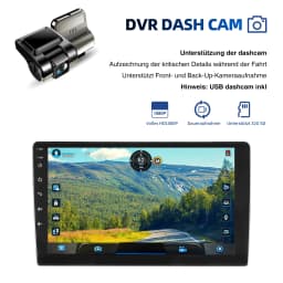 ESSGOO 9" QLED Screen 2DIN Android 14 6+128G Car Stereo Radio Wireless Carplay Android Auto BT GPS NAVI RDS 4G WiFi FM Head Unit