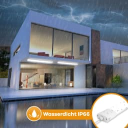 3-Pack 20W/30W/36W LED Wet Room Lights, Linkable, LED Ceiling Lights, 4000K, IP66, Suitable for Living Room, Kitchen, Basement