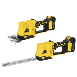 Dual-Purpose Wireless Charging Lawn Mower Garden Hedge Trimmer Power Pruning Tools Portable Manual Grass Lawn Mower
