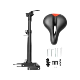 Folding Electric Scooter Saddle, Adjustable E-Scooter Seat, Shock Absorbing Seat, Scooter Accessory, Adjustable Height 50-68cm