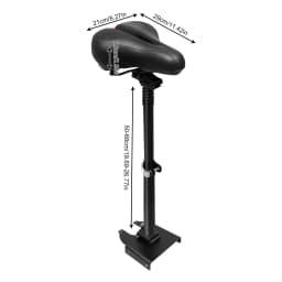 Folding Electric Scooter Saddle, Adjustable E-Scooter Seat, Shock Absorbing Seat, Scooter Accessory, Adjustable Height 50-68cm