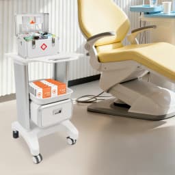 Dental Clinic Multifunctional Salon Trolley Mobile Rolling Storage Cart Beauty Salons Trolley Furniture with Wheels
