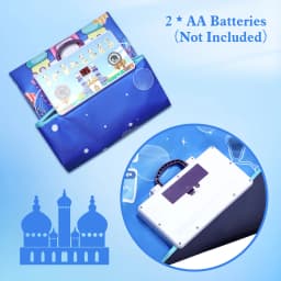 Kids Electronic Interactive Worship Blanket Islamic Eid Mubarak Praying Prayer Mat Carpet Muslim Children Educational Salat Rug