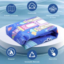 Kids Electronic Interactive Worship Blanket Islamic Eid Mubarak Praying Prayer Mat Carpet Muslim Children Educational Salat Rug