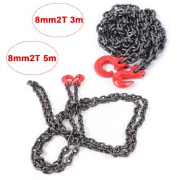 2T Chain Sling Alloy Steel Hoist Chain 3m/5m Durable Engine Lift Chain for Lifting or Moving Loads in Various Industries