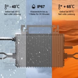 Hot Sell 800W Micro Inverter EU Type Solar Inverter VED4105 On Grid-Connect Microinverter Bluetooth With Cable 5m