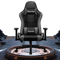 AUTHMIC Ergonomic Gaming Chair Office Recliner with Lumbar Support Adjustable Armrest 150kg Load for Home Work Gamer Setup