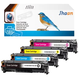 Jhaan 304A Toner Compatible with HP 304A CC530A CC531A CC532A CC533A Toner Cartridges for HP Color Laserjet CP2320 CM2320NF