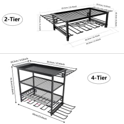Wall Mounted Garage Tool Organizer Heavy Duty Metal Tool Rack Storage Shelf Electric Drill Holders Workshop Power Tool Cabinet