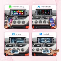Bonroad Wireless Carplay Android Auto Module Adapter for Bmw Z4 E89 Cic Evo System with Bluetooth Airplay Mirror Link Functions