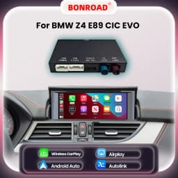 Bonroad Wireless Carplay Android Auto Module Adapter for Bmw Z4 E89 Cic Evo System with Bluetooth Airplay Mirror Link Functions