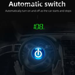 M2 HUD Head Up Display Universal Car GPS LED Digital Speedometer Projection On Glass Car Speed Meter Windshield Head-up Display