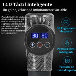 Deep Muscle Massage Gun Fascia Gun Relaxor Electric Mute Massager for Body Neck Back Legs Fitness Massage Multi Gear Adjustable
