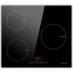 NOXTON Induction Hob 3-Burner, 60cm Built in Induction Hob, Electric Hob with Touch Control, Timer, Safety Lock, 5200Watts, wi