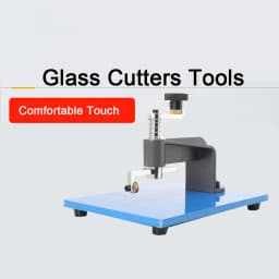 Small Round Mirror Cutting Instrument 10-100mm Glass Round Hole Alloy Cutting Head Round Wire Drawing Knife Precision Cutting