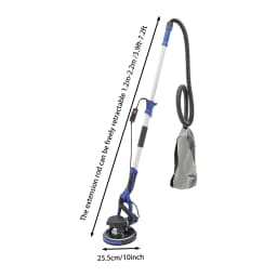 750W Electric Drywall Sander Adjustable Polishing Disc and Length 6 Speeds Electric Dry Wall Sand Mill for Polishing, Smoothing