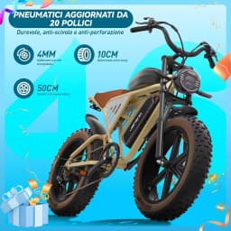 JANSNO X70G Electric Bicycle 750W Powerful Motor 48V34AH Lithium Battery Adult Electric Bike 20*4.0 inch Fat Tire Mountain Ebike