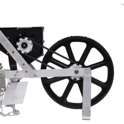 Garden Seeder Manual Garden Push Seeder Row Seed Planter Walk-Behind Row Crop Planter for Seeding Sweet Corn/Leek/Radish/Carrot