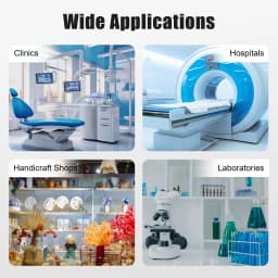 120W Dental Oszillator Dental Square Quartet Vibrator Lab Vibrator Equipment Plaster Models Making Tool for Dentists Craftsmen
