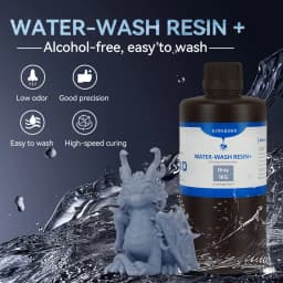 KINGROON Water Washable Resin ABS-Like for 3D Printer Photon Mono X 2KG 405nm Standard Photopolymer Resin for LCD 3D Printing