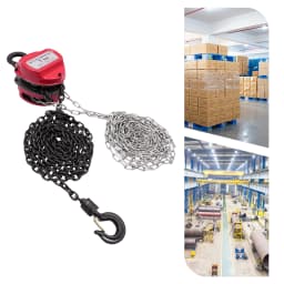 Manual Chain Hoist 4M 1T G80 Manganese Steel Manual Hand Lift Steel Chain Block Hoist