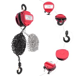 Manual Chain Hoist 4M 1T G80 Manganese Steel Manual Hand Lift Steel Chain Block Hoist