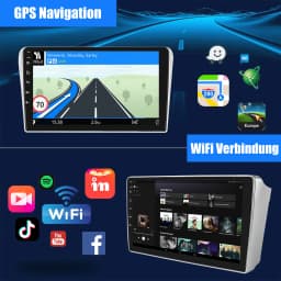 ESSGOO 9" Touchscreen Android14 For Toyota Avensis 02-08 GPS Navi FM Autoradio Wireless Carplay Android Auto GPS Navi BT Wifi FM