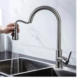 Kitchen Faucet Black Kitchen Tap Pull Out Kitchen Sink Mixer Tap Brushed Nickle Stream Sprayer Head Chrome Kitchen Water Tap