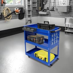 3-tier Rolling Tool Cart Tool Carts with Wheels Tool Storage Cart 3 Tier Rolling Tool Cart on Wheels