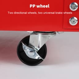 Tool Cart 3-Tier Rolling Tool Cart with 4 wheels Professional Workshop Tool Cart Auto Repair Mobile Shelf