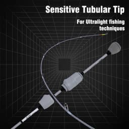 Mifine GHOST BLADE XUL Ultralight Spinning Rod 0.2-0.6g 30T Carbon Fiber Fuji Rings Tubular Tips for Trout Fishing Fast Action