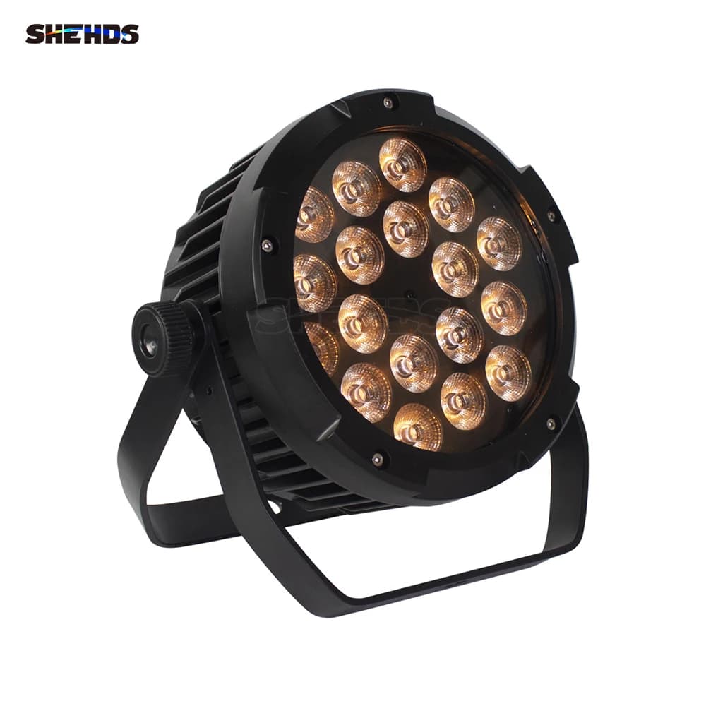 SHEHDS Waterproof IP65 LED RGBWA+UV 6in1 18X18W/7X18W Dj Disco Outdoor Paty Decoration Street lights