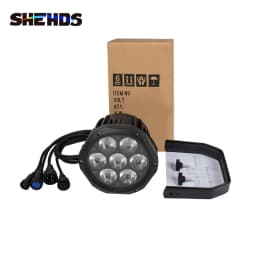 SHEHDS Waterproof IP65 LED RGBWA+UV 6in1 18X18W/7X18W Dj Disco Outdoor Paty Decoration Street lights