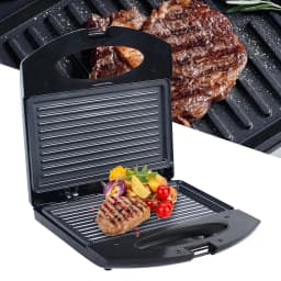 Electric Steak Machine 2In1 Toaster Sir Double Sided With Work Indicator Light For Sandwiches Toast Steak