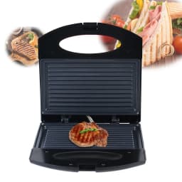 Electric Steak Machine 2In1 Toaster Sir Double Sided With Work Indicator Light For Sandwiches Toast Steak