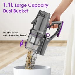 FixtFixer V10 500W Cordless Vacuum Cleaner, 80 Minute Handheld Wireless Hoover with LED Display, Home Vacuum Hoover