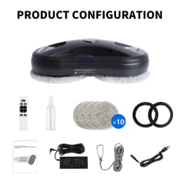 DIVEDEER Vacuum Window Cleaning Robot Window Cleaner Electric Glass limpiacristales Remote Control
