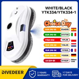 DIVEDEER Vacuum Window Cleaning Robot Window Cleaner Electric Glass limpiacristales Remote Control