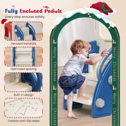 6-in-1 Slide And Swing For Toddlers With Basketball Hoop, Climbing Frame, Telescope, Storage, Slide Swing For Toddlers Kids
